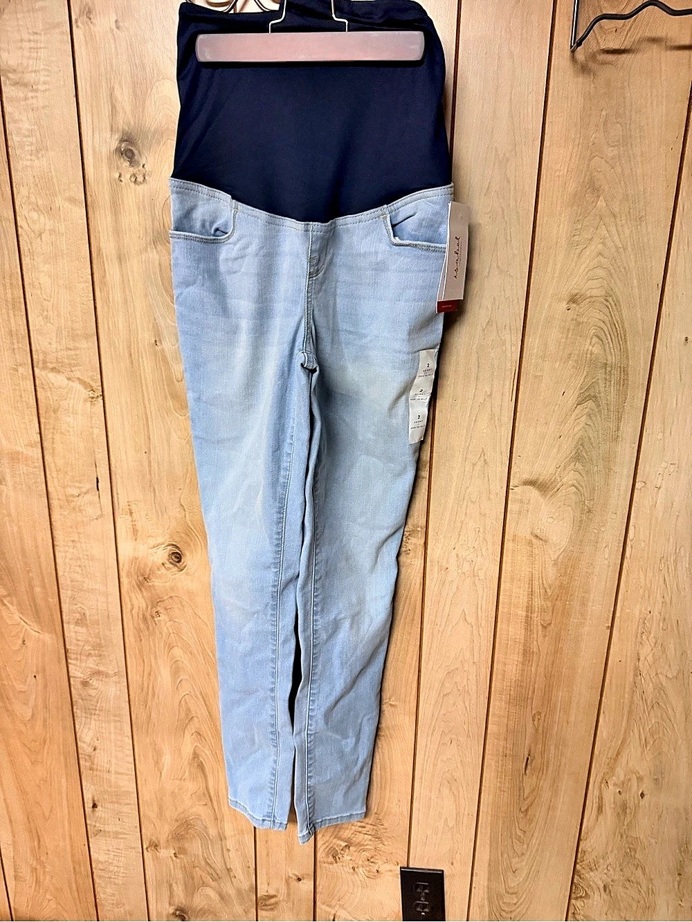 Isabel Maternity Skinny Maternity Jeans in Blue Size 2 NWT